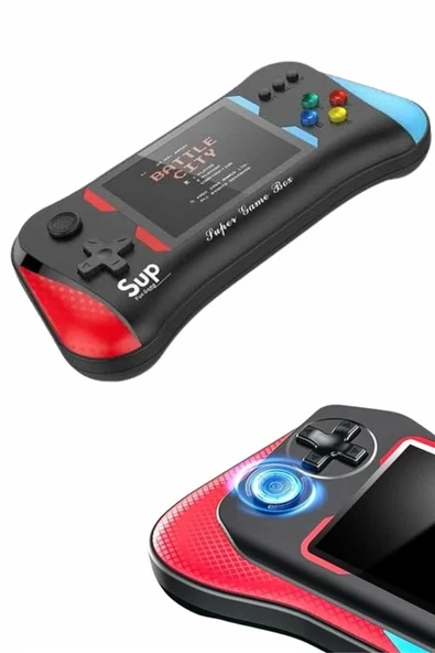 500 Oyunlu Retro Sup Konsolu Taşınabilir Mini Gamepad 3,5 İnç Ekran - Resim 4