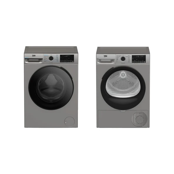 Beko Silver Çeyiz Seti (Cmx 10120 S Çamaşır Makinesi+ Kmx 90 S Kurutma Makinesi) - 1
