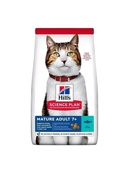 Hill's Adult +7 Ton Balıklı Yaşlı Kedi Maması 1,5 Kg ürün görseli