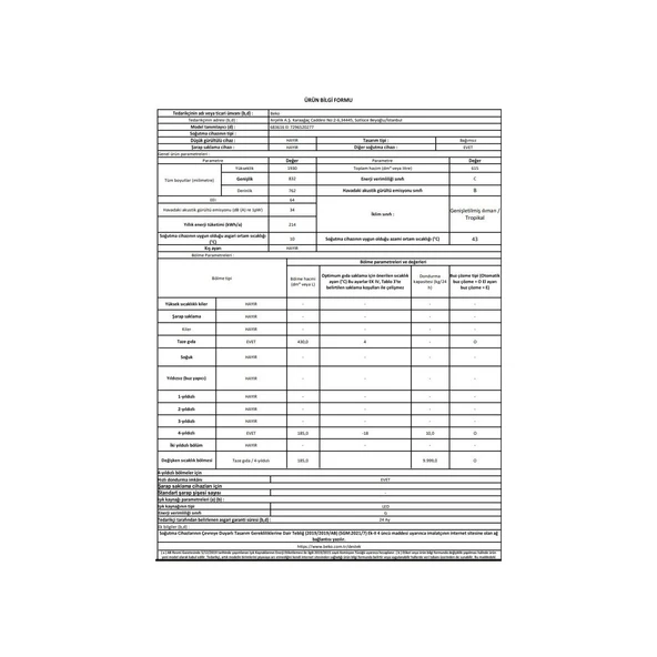683616 EI Yapay Zeka Teknolojili No Frost Buzdolabı - 5