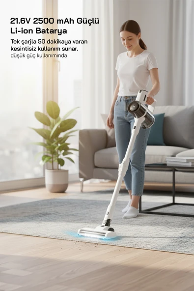 Sinbo SVC-8634 Kablosuz Dikey Süpürge Hayvan Seti - 5
