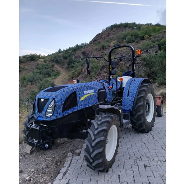 New Holland T 580 Faz 5 Traktör Kılıfı Branda-2024 Model - Resim 7