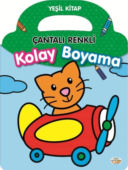 Çantalı Renkli Kolay Boyama- Yeşil Kitap ürün görseli