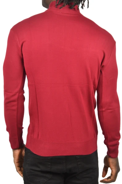 DeepSEA Çizgi Desenli Yarım Balıkçı Yaka Triko Boğazlı Kazak 2505513 - Resim 5