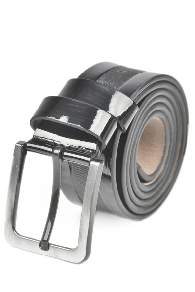 DeepSEA 4 cm Lazer İşlemeli Rugan Parlak Suni Deri Kemer 2502638 - Resim 4