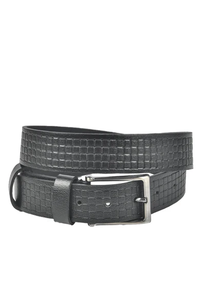 DeepSEA Hakiki Deri 3,5 cm Klasik Kemer Orjinal Deri Kemer 2502649 - Resim 3