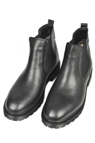 DeepSEA Yanları Lastikli İçi Kürklü Hakiki Deri Ortopedik Kaymaz Taban Yarım Bot 2509990 ürün görseli