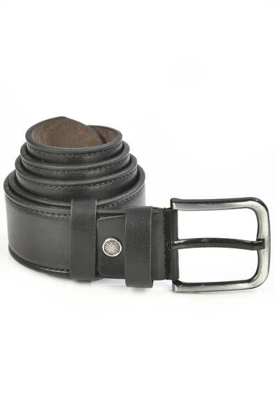 DeepSEA 4,5 cm  Eninde Kenarları Desenli Tokalı Suni Deri Kot Kemeri 2402609 - Resim 3