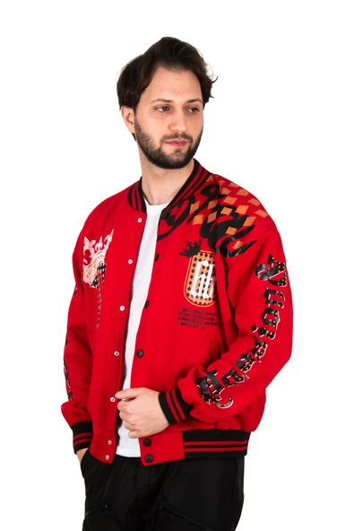 DeepSEA Kolları Önü ve Arkası Baskılı Üç İplik Çıtçıtlı Kolej Mont 2304764 - Resim 8