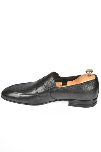 DeepSEA Desenli Hakiki Deri Klasik Ayakkabı Loafer 2501002 - 7
