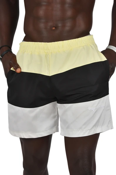 DeepSEA Hızlı Kuruyan File Astarlı Parçalı Deniz Şortu 2403002 - Resim 3