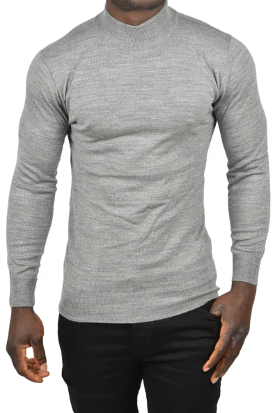 DeepSEA Yarım Balıkçı Yaka Tüylenmeyen İnce Triko Kazak 2505502 - Resim 9