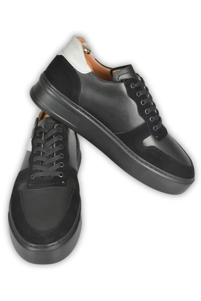 DeepSEA Bağcıklı Yüksek Poli Taban Spor Ayakkabı  Sneaker 2509946 - Resim 5