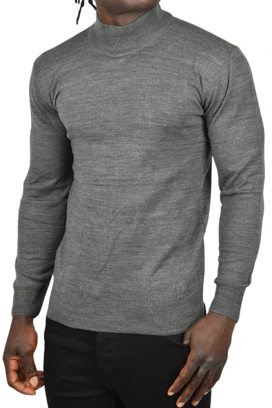 DeepSEA Yarım Balıkçı Yaka Tüylenmeyen İnce Triko Kazak 2505502 - Resim 5