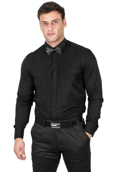 DeepSEA Duble Manşet Armürlü Gömlek 2309479 - Resim 2