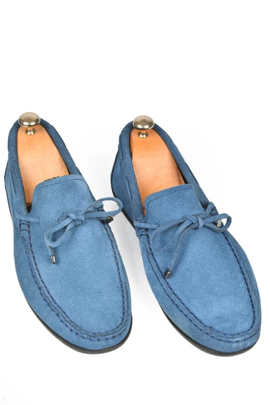 DeepSEA Bağcık Detaylı Yazlık Süet Deri Günlük Ayakkabı Loafer 2509964 - 12