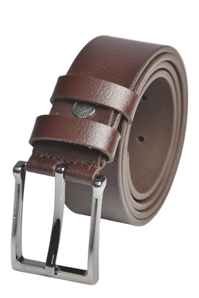 DeepSEA Hakiki Deri Klasik Kemer 3,5 cm Kumaş Pantolon Kemeri 2502635 - Resim 3