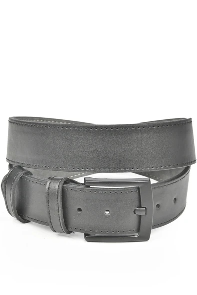 DeepSEA 4,5 cm Eninde Siyah Tokalı Suni Deri Kot Kemeri 2502647 - Resim 2