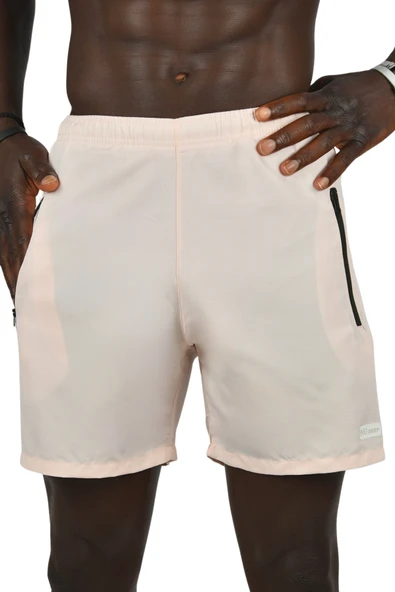 DeepSEA Hızlı Kuruyan Micro Polyester File Astarlı Cep Fermuarlı Kısa Deniz Şortu 2403008 - Resim 4