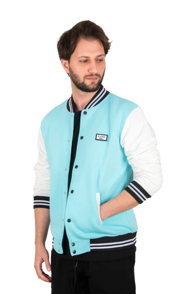 DeepSEA Armalı Kol ve Beli Ribanalı Üç İplik Çıtçıtlı Kolej Mont 2304765 - Resim 4