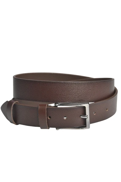 DeepSEA Hakiki Deri Klasik Kemer 3,5 cm Kumaş Pantolon Kemeri 2502635 ürün görseli