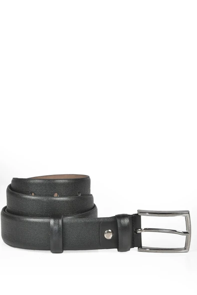 DeepSEA 3,5 cm Lazer İşlemeli Klasik Suni Deri Kemer 2402628 ürün görseli