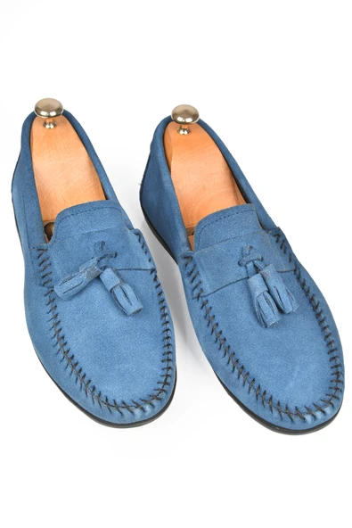 DeepSEA Püsküllü Süet Deri Yazlık Ayakkabı Loafer 2509963 - Resim 9