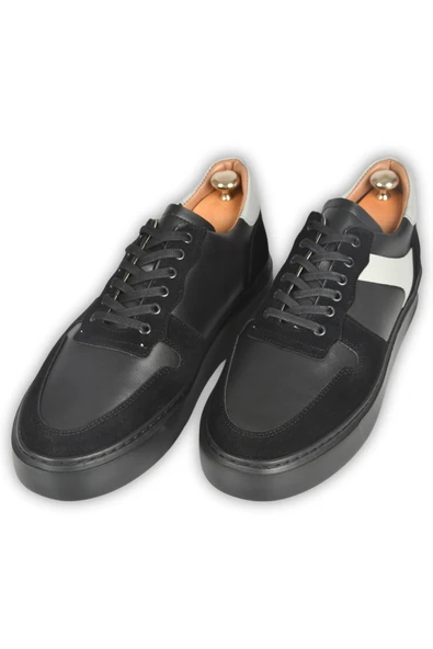 DeepSEA Bağcıklı Yüksek Poli Taban Spor Ayakkabı  Sneaker 2509946 - Resim 4