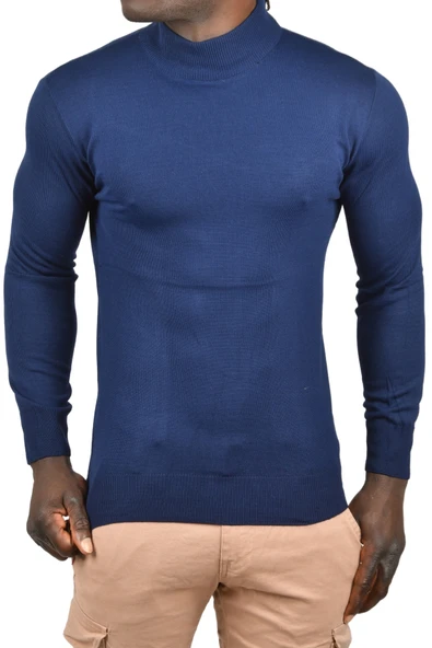 DeepSEA Yarım Balıkçı Yaka Tüylenmeyen İnce Triko Kazak 2505502 ürün görseli