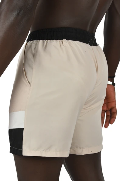 DeepSEA Beli Lastikli Parçalı Hızlı Kuruyan Micro Kumaş İçi Fileli Deniz Şortu 2403003 - Resim 8