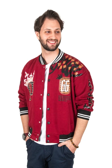 DeepSEA Kolları Önü ve Arkası Baskılı Üç İplik Çıtçıtlı Kolej Mont 2304764 - Resim 7