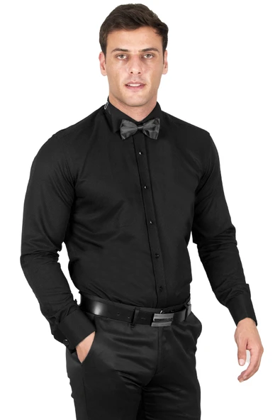 DeepSEA Duble Manşet Armürlü Gömlek 2309479 - Resim 5