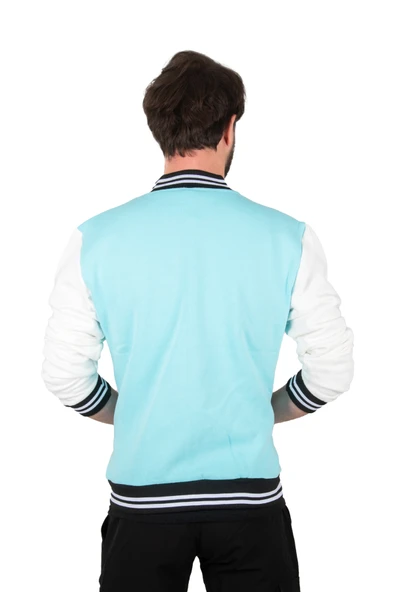 DeepSEA Armalı Kol ve Beli Ribanalı Üç İplik Çıtçıtlı Kolej Mont 2304765 - Resim 5