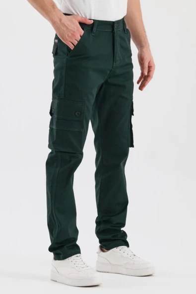 DeepSEA Regular Kesim Likralı Kargo Cepli Spor Pantolon 2505245 - 7