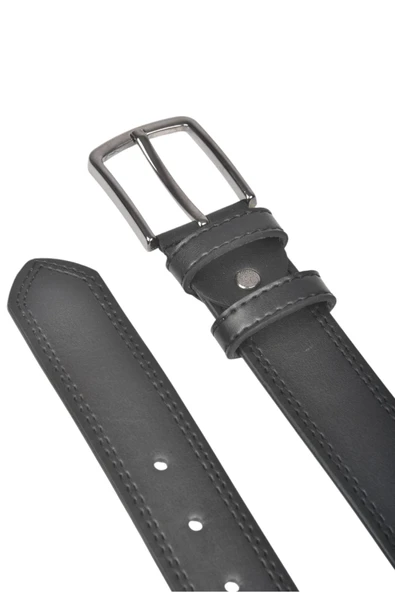 DeepSEA 4 cm Yanları Dikişli Suni Deri Spor Kemer 2502642 - Resim 4