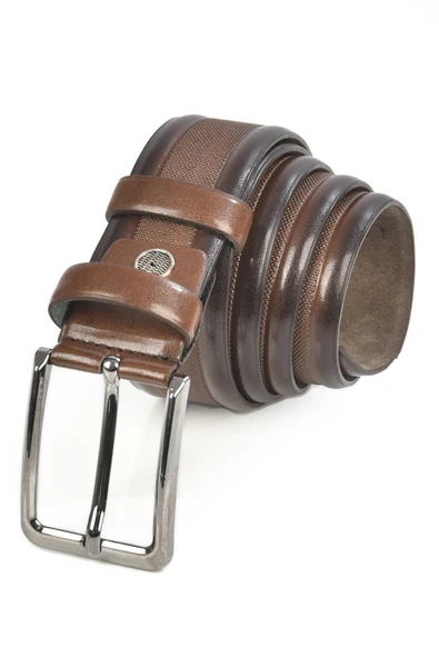 DeepSEA 3,5 cm Ortası Nokta Şeritli Suni Deri Klasik Kemer 2402607 - Resim 7