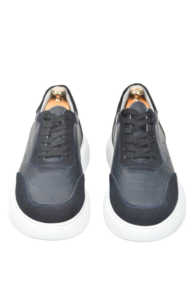 DeepSEA Bağcıklı Eva Taban Hakiki Deri Ortopedik Spor Ayakkabı Sneaker 2509966 - Resim 7