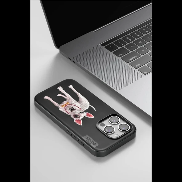Venco iPhone 15 Pro Perma Desenli Kapak - 4
