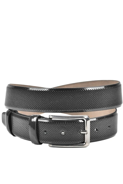 DeepSEA Klasik Parlak Suni Deri Kemer 3,5 cm Lazer İşlemeli Suni Deri Kemer 2502653 ürün görseli