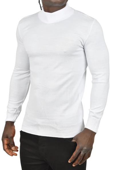 DeepSEA Yarım Balıkçı Yaka Tüylenmeyen İnce Triko Kazak 2505502 - Resim 6