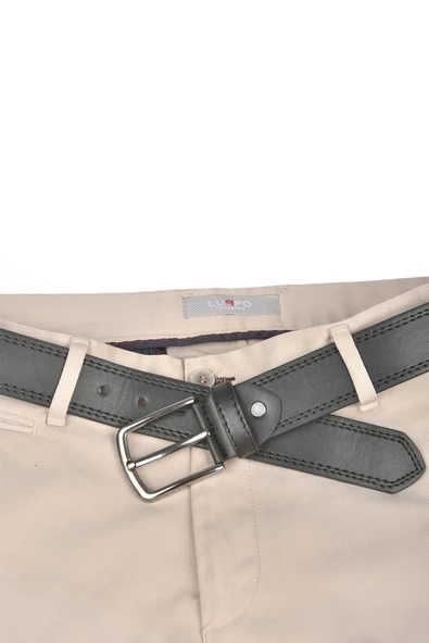 DeepSEA 4 cm Yanları Dikişli Suni Deri Spor Kemer 2502642 - Resim 2