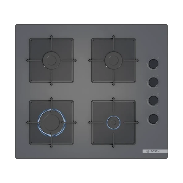 Bosch POP6C9P30O Cam Antrasit Gri Ankastre Ocak - 1