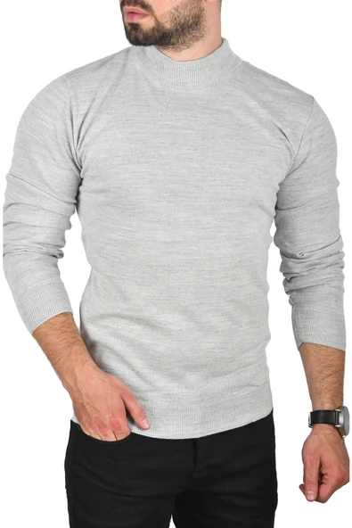 DeepSEA Yarım Balıkçı Yaka Tüylenmeyen İnce Triko Kazak 2505502 - Resim 10