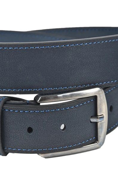 DeepSEA 4 cm Eninde Suni Deri Kemer Yanları Dikişli Spor Kemer 2502652 ürün görseli