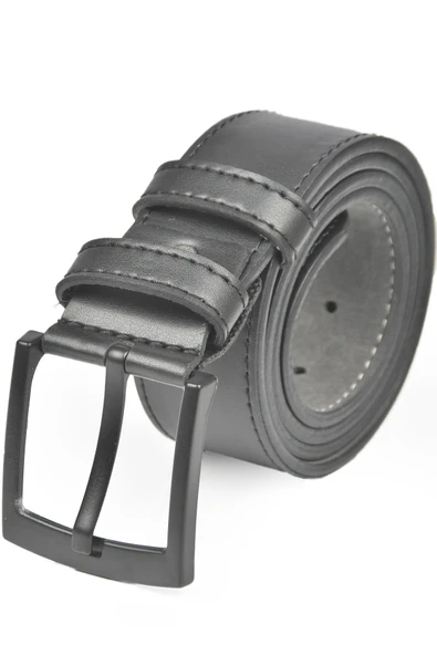 DeepSEA 4,5 cm Eninde Siyah Tokalı Suni Deri Kot Kemeri 2502647 - Resim 4