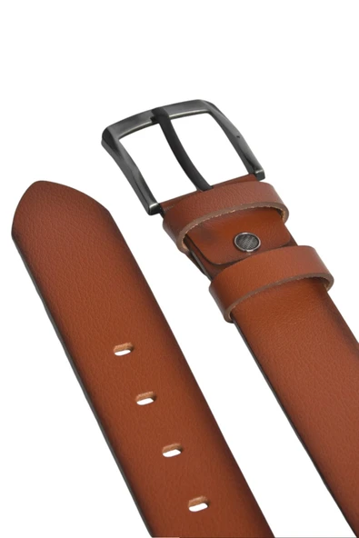 DeepSEA %100 Hakiki Deri Spor Kot Kemeri 4,5 cm Kot ve Kanvas Pantolonlara Uygun Kemer 2502634 - 4