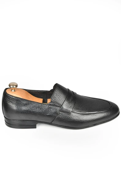 DeepSEA Desenli Hakiki Deri Klasik Ayakkabı Loafer 2501002 - 6