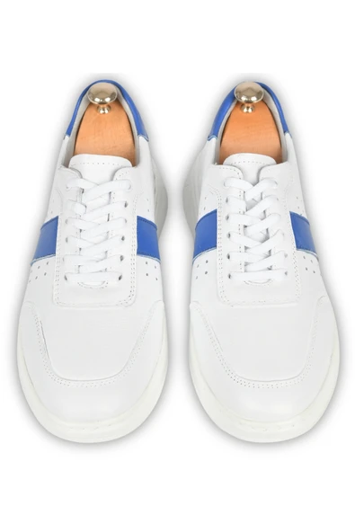 DeepSEA Bağcıklı Ortopedik Poli Taban Orjinal Deri Spor Sneaker Ayakkabı 2509956 ürün görseli