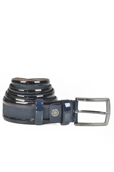 DeepSEA 3,5 cm Lazer İşlemeli Rugan Klasik Suni Deri Kemer 2402629 - Resim 2