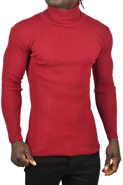 DeepSEA İnce Fitilli Tam Boğazlı Balıkçı Yaka Tüylenmeyen Triko Kazak 2505498 - 6